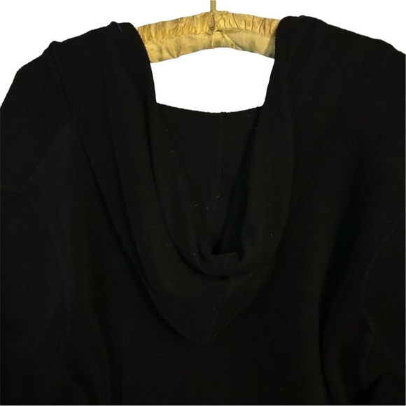 Woolrich Black Zipper Fleece Hoodie Jacket - Picture 3 of 5